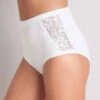 Slip Maxi Donna Cotone Elasticizzato E Pizzo Cotonella GD131 1 Slip Maxi Donna Cotone Elasticizzato E Pizzo Cotonella GD131 -Moda Lingerie Negozio 131 1