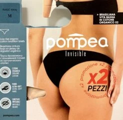 Brasiliana Invisibile Cotone Elasticizzato Pompea Essential