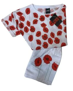 Pigiama Donna Corto 100% Cotone THINK PINK 2007 Outlet