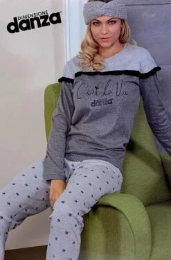 Pigiama Donna Caldo Cotone Interlock Dimensione Danza 20151