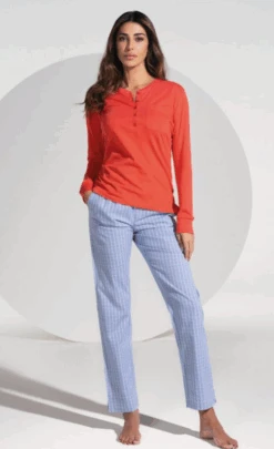 Pigiama Donna Cotone 100% Jadea Home 3144