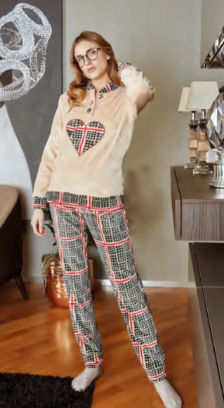 Pigiama Donna Coral Pile Nottingham 35690 3 Pigiama Donna Coral Pile Nottingham 35690