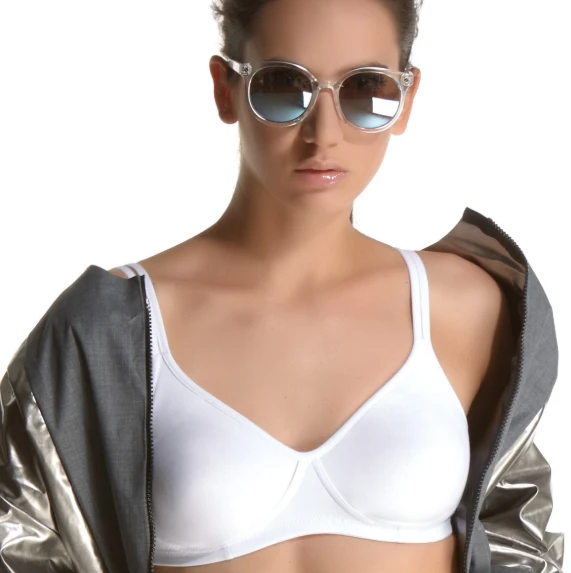 Reggiseno Coppa Preformata Senza Ferro In Cotone Sempre Donna ART. 370 3 Reggiseno Coppa Preformata Senza Ferro In Cotone Sempre Donna ART. 370