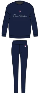 Tuta Donna Girocollo Fila 4057 Cotone Felpato 3 Tuta Donna Girocollo Fila 4057 Cotone Felpato