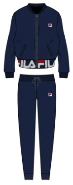 Tuta Donna Aperta Fila 4065 Cotone Felpato Invernale