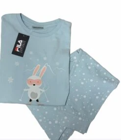 Pigiama Donna Fila 4067 Cotone Caldo Invernale -Moda Lingerie Negozio 4067 b