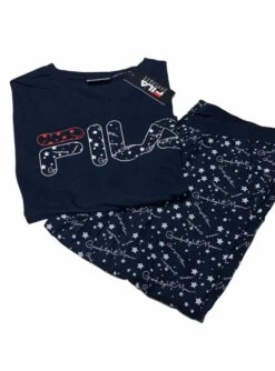 Pigiama Donna Fila 4072 Cotone Caldo Invernale -Moda Lingerie Negozio 4072 b