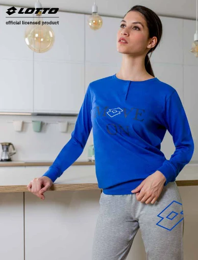 Pigiama Donna Cotone Jersey Lotto 5140 Outlet 3 Pigiama Donna Cotone Jersey Lotto 5140 Outlet