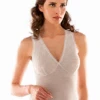 Canottiera Donna Spalla Larga Forma Seno Lana Liabel 51 436 -Moda Lingerie Negozio 51436