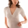 Maglia Donna Mezza Manica Forma Seno Lana Liabel 51 496 -Moda Lingerie Negozio 51496
