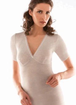 Maglia Donna Mezza Manica Forma Seno Lana Liabel 51 496