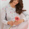 Pigiama Donna Cotone Jersey Enrico Coveri 5204 Outlet -Moda Lingerie Negozio 5204