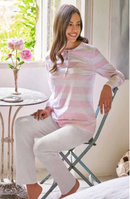 Pigiama Donna 100% Cotone Jersey Linclalor 74547 3 Pigiama Donna 100% Cotone Jersey Linclalor 74547