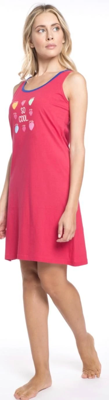 Abito Donna Casa Canottiera 100% Cotone Karelpiu' 8334 3 Abito Donna Casa Canottiera 100% Cotone Karelpiu' 8334