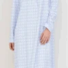 Camicia Da Notte Cotone Caldo Interlock Invernale Linclalor 92628 -Moda Lingerie Negozio 92628