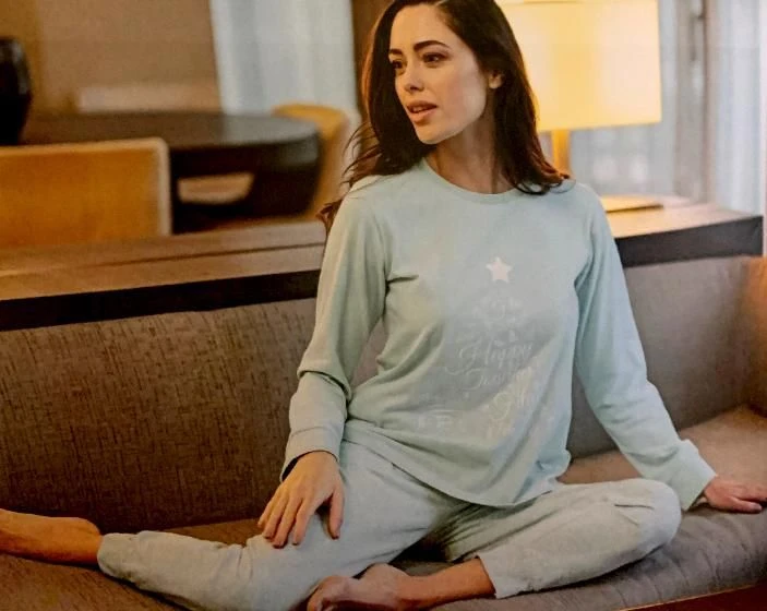 Pigiama Donna Fila 4068 Cotone Caldo Invernale 5 Pigiama Donna Fila 4068 Cotone Caldo Invernale - immagine 3