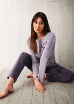 Pigiama Donna Cotone Caldo Jadea Home 5164 -Moda Lingerie Negozio dddd 1