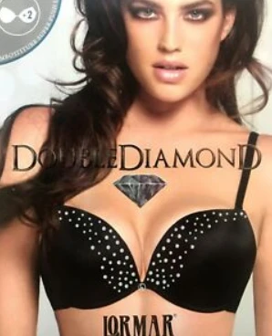 Reggiseno Super Push Up + 2 Taglie Microfibra Lormar Double Diamont Outlet 3 Reggiseno Super Push Up + 2 Taglie Microfibra Lormar Double Diamont Outlet