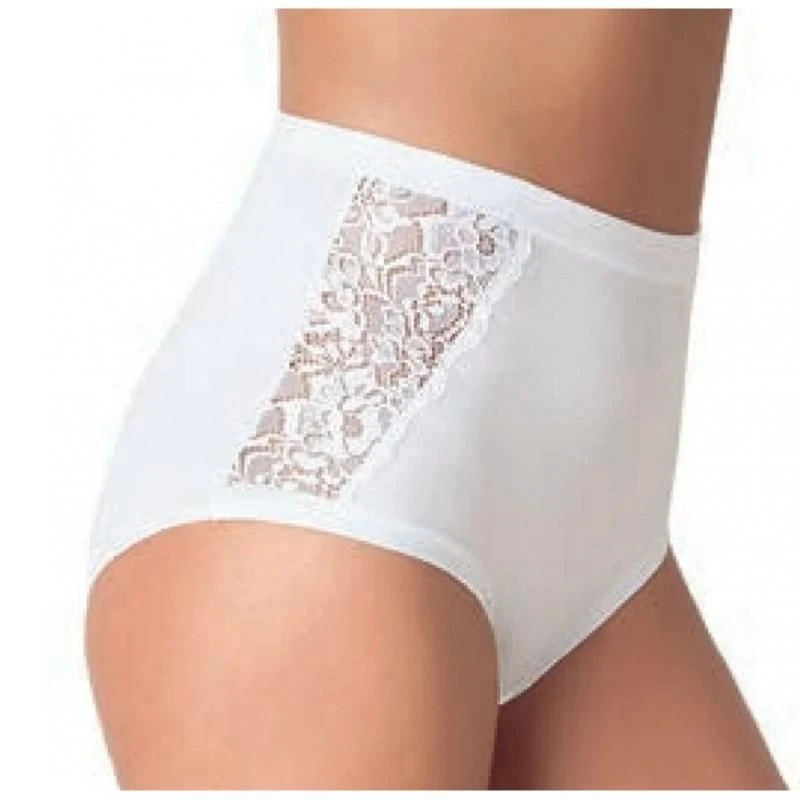 Slip Maxi Donna Cotone Elasticizzato E Pizzo Cotonella GD131 4 Slip Maxi Donna Cotone Elasticizzato E Pizzo Cotonella GD131 - immagine 2
