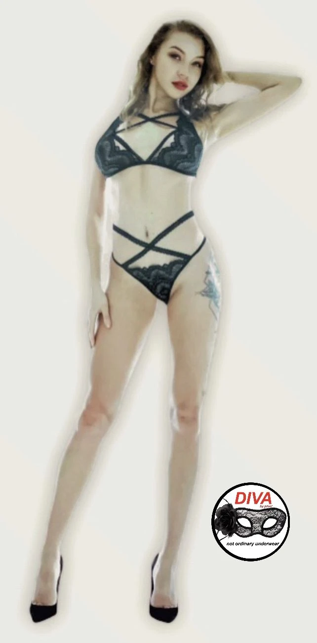 Completo Donna SEXY Perizoma Diva By Prive' 1114 3 Completo Donna SEXY Perizoma Diva By Prive' 1114