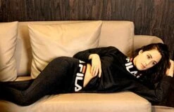 Tuta Donna Sportiva Fila 4064 Cotone Felpato -Moda Lingerie Negozio hhh 1