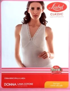 Canottiera Donna S/L Forma Seno Lanacotone Liabel 5321 916