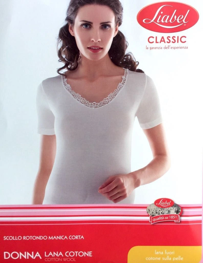 Maglia Donna Mezza Manica Lanacotone Liabel 5321 1036 3 Maglia Donna Mezza Manica Lanacotone Liabel 5321 1036