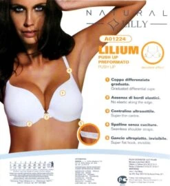 Reggiseno Push Up Preformato Lilly 1224 -Moda Lingerie Negozio photo 2018 08 06 11 03 19