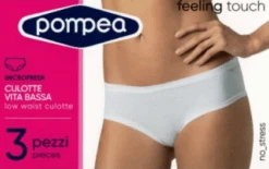 Slip Donna Coulotte Midi Microfibra Feeling Touch Pompea