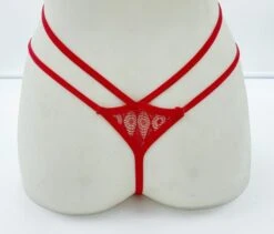 Perizoma Donna Sexy Rosso Pizzo E Tulle Diva By Prive 2996 -Moda Lingerie Negozio thumbnail photo 2020 10 22 13 37 11 1
