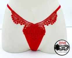 Perizoma Filo Sexy Rosso Diva By Prive' 1407
