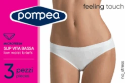 Slip Donna Vita Bassa Microfibra Feeling Touch Pompea